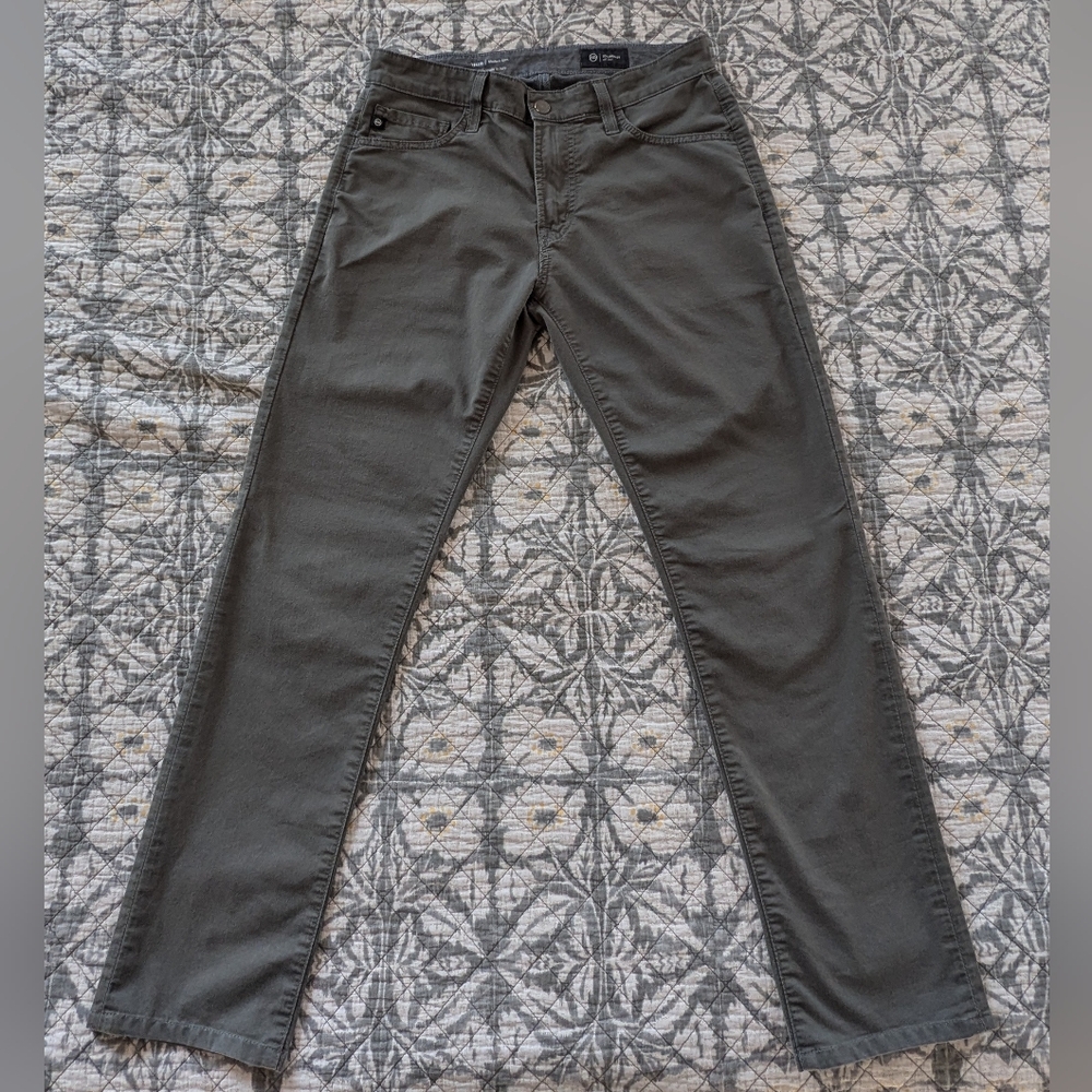 Men's AG Adriano Goldschmied Charcoal Trousers